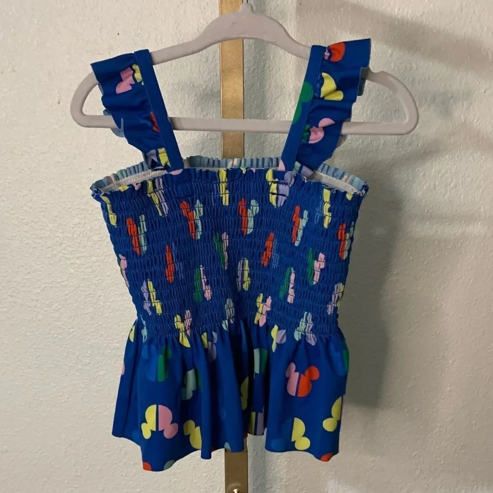 Disney x Hanna Andersson- Mickey Mouse Tankini top- 2T